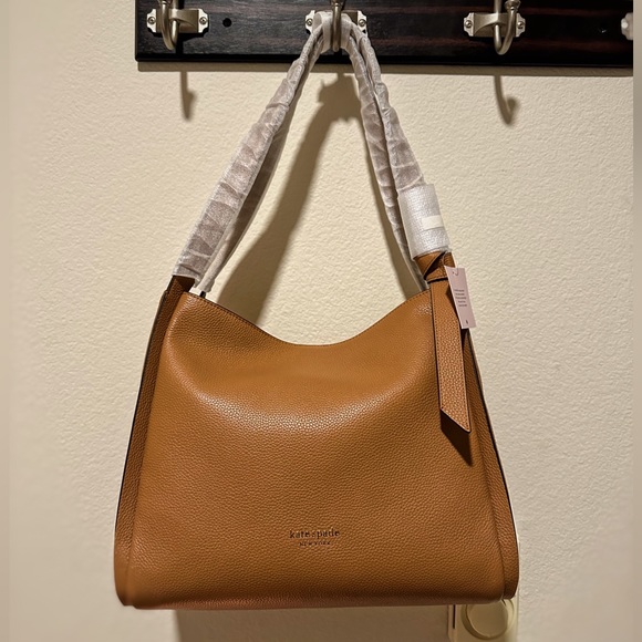 kate spade Bags New Kate Spade Knott Pebbled Leather Suede Large